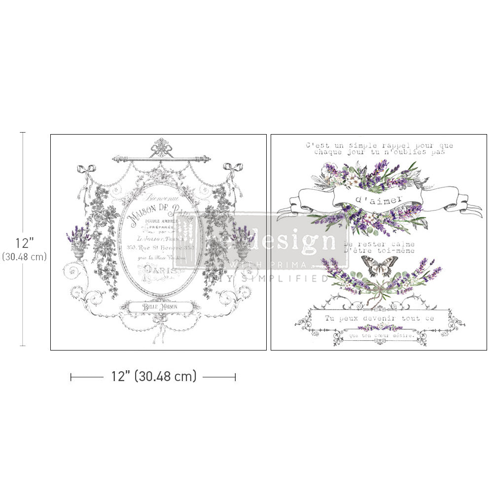 Maison De Paris Decor Transfer by Redesign by Prima maxi Transfer