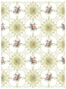 Lattice Rose Paint Inlay by Iron Orchid Designs IOD