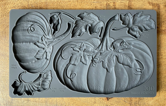 Hello Pumpkin - Mould by Iron orchid Designs IOD