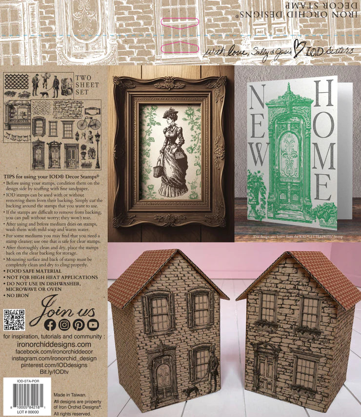 Portobello Road -  Decor Stamp by Iron Orchid Designs IOD Limited Edition