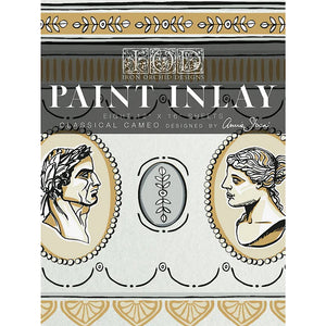 Classical Cameo Paint Inlay by Iron Orchid Designs IOD & Annie Sloan