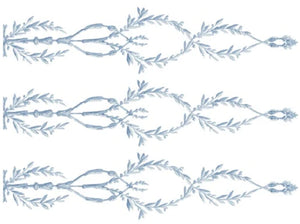 Trompe L'oeil Bleu Paint Inlay by Iron Orchid Designs IOD