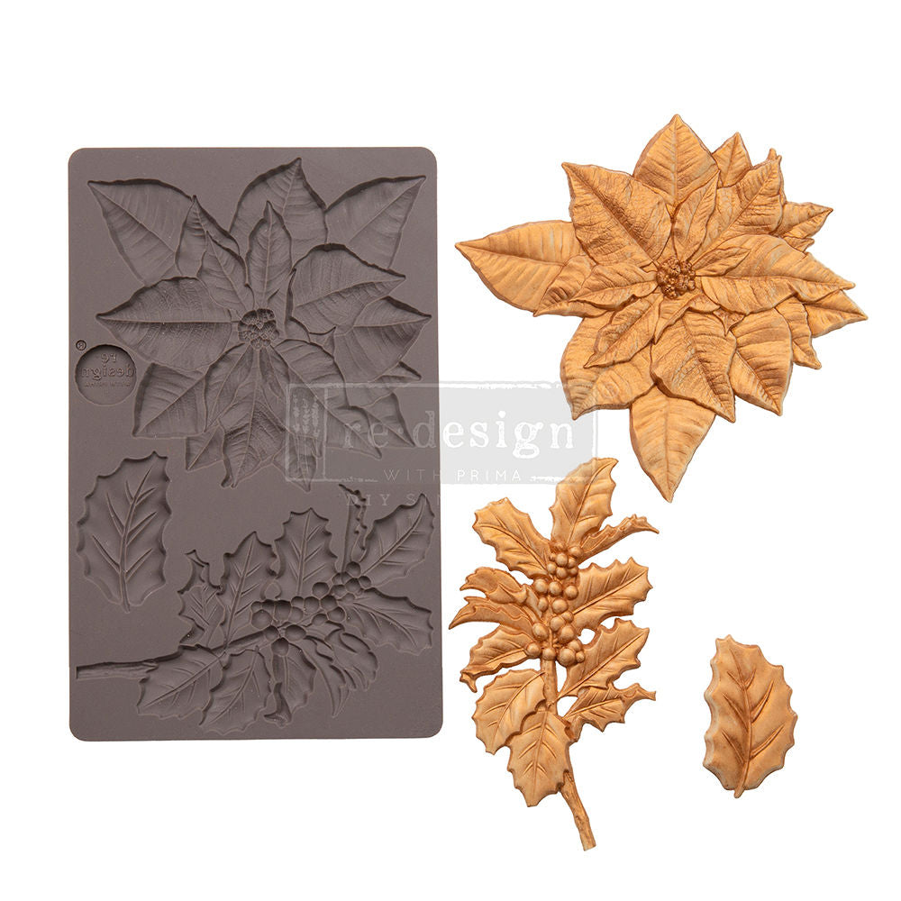 Decor Mould – Perfect Poinsettia Redesign with Prima