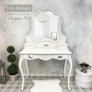 Toile Decor Transfer Redesign with Prima