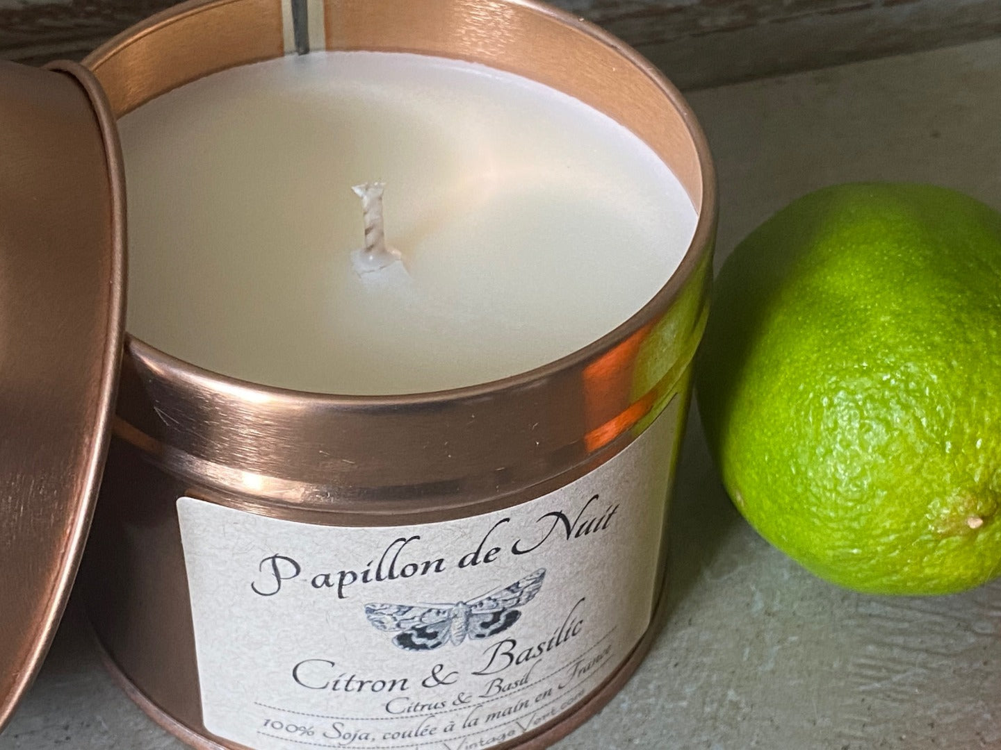 Soy Candle - Citrus & Basil