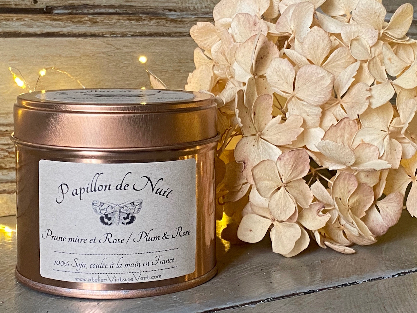 Soy Candle - Plum & Rose