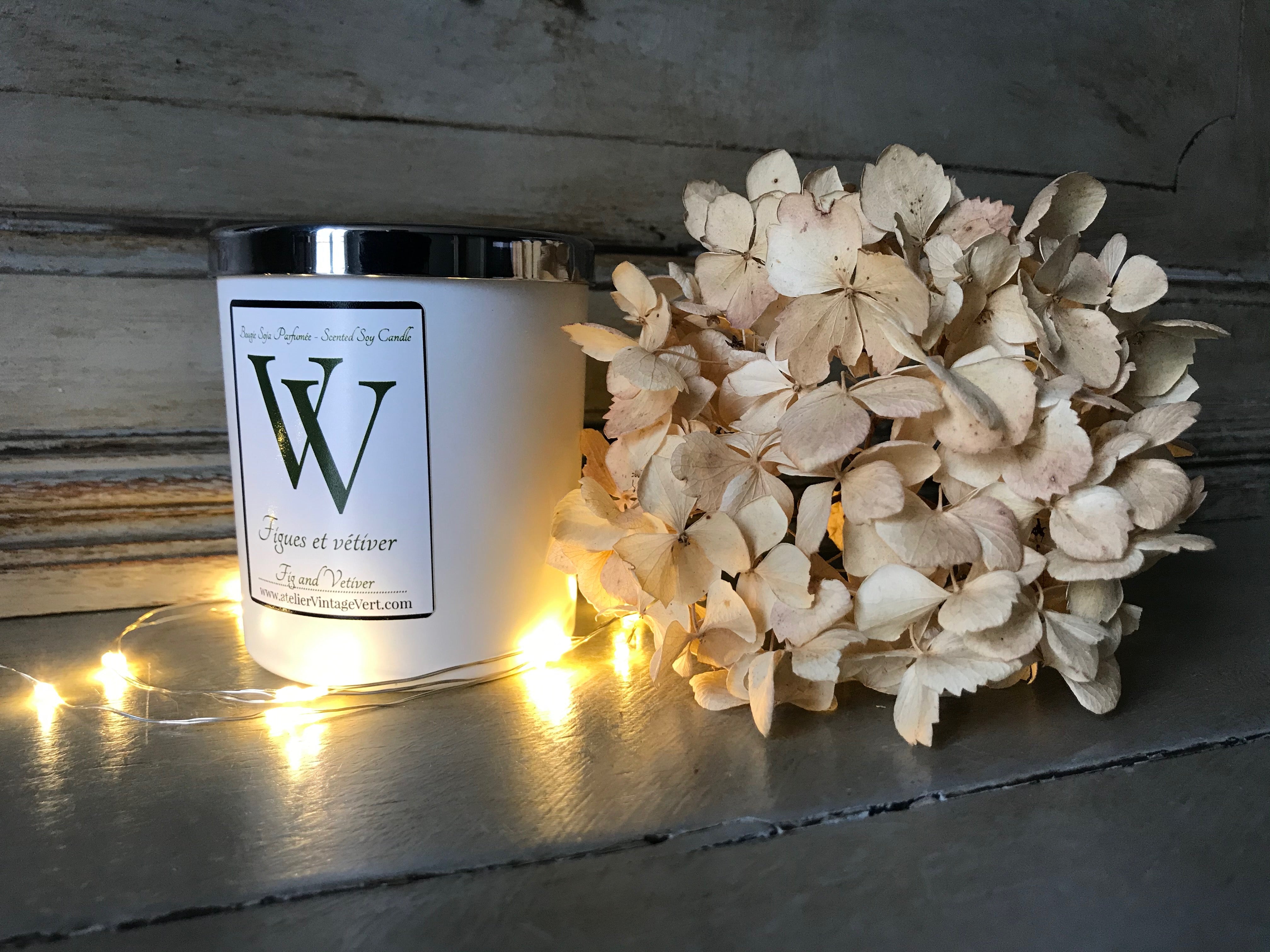 Soy Candle - Fig & Vetiver