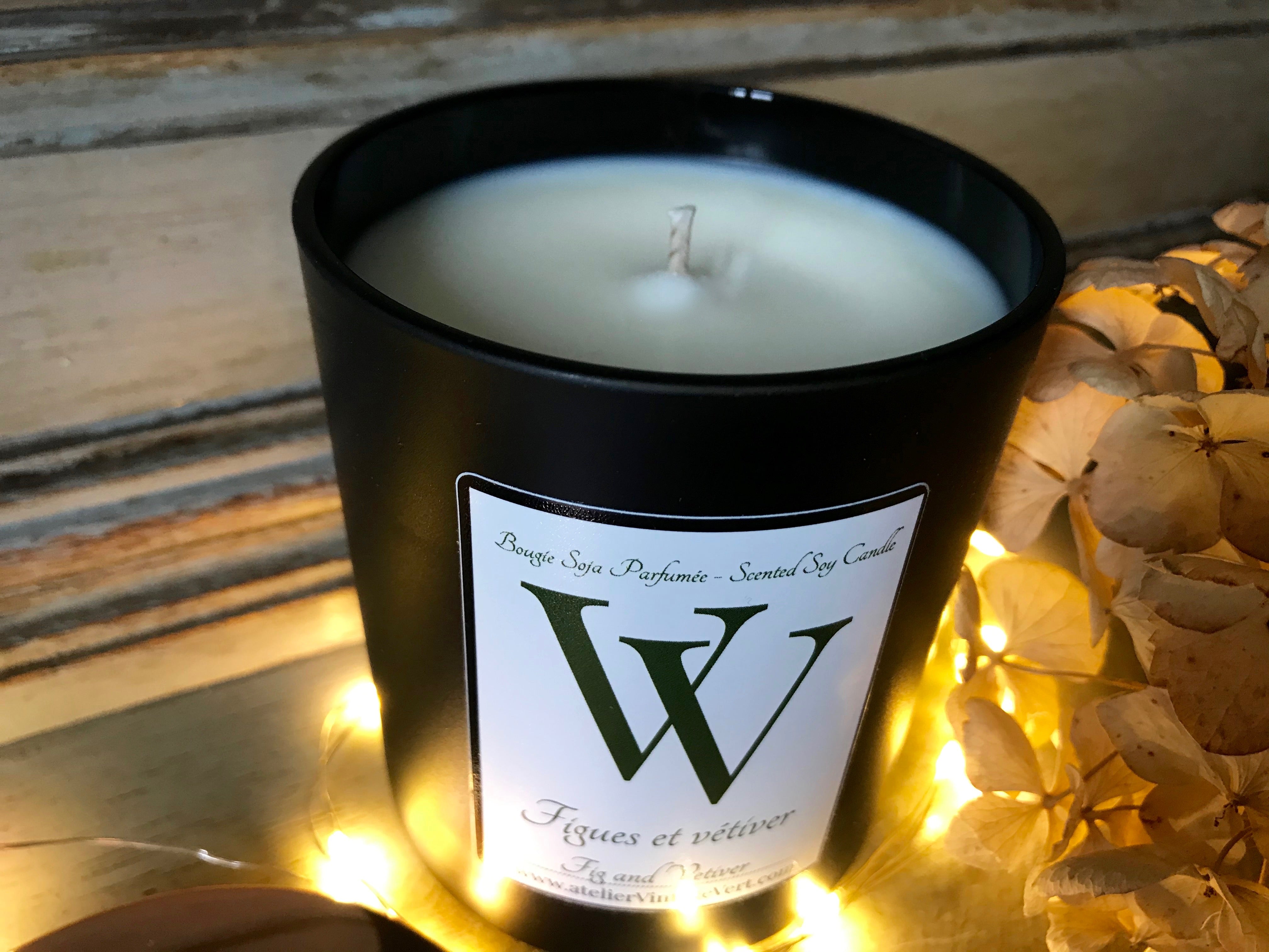 Soy Candle - Fig & Vetiver