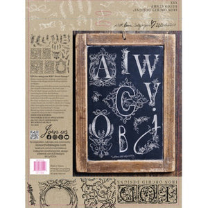 Alphabellies Stamp by Iron Orchid Designs IOD