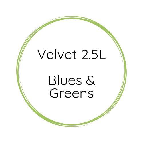 Autentico Velvet 2.5L Blues & Greens (Pre-Order)-Velvet-Autentico Paint Online