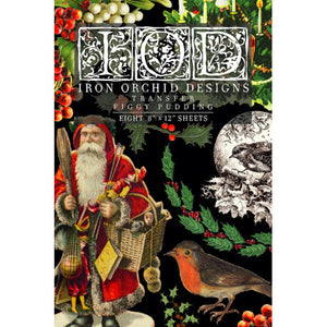 Figgy Pudding Transfer by Iron Orchid Designs Limited Edition